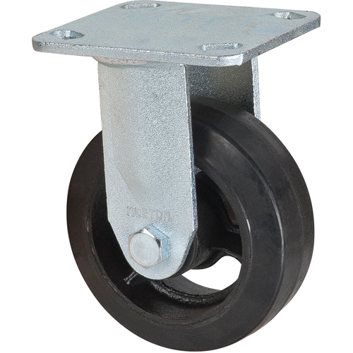Roulette moul&eacute;, Fixe, 5" (127 mm), Caoutchouc, 440 lb (199 kg) Stor-it Systems