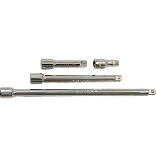 Extension Bar Set, 3/8" Drive, Chrome Finish, 4 Pcs Stor-it Systems