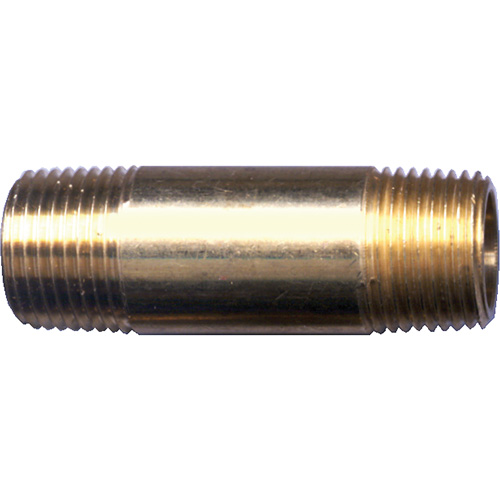 Mamelon long, Laiton, 1/4", NPT Stor-it Systems
