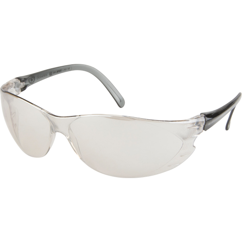 Twister Series Safety Glasses, Indoor/Outdoor Mirror Lens, Anti-Scratch, ANSI Z87+/Meets/Exceeds CSA Z94.3 Stor-it Systems