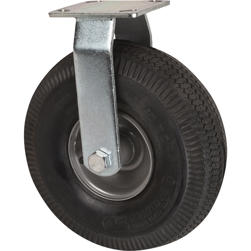 Roulettes de rechange pour chariots &agrave; plateforme robustes, Fixe, 10" (254 mm), Pneumatique, 400 lb (181 kg) Stor-it Systems
