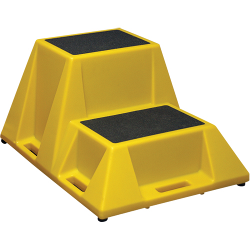 Industrial Step Stools, 2 Steps, 36" x 28" x 20" High Stor-it Systems