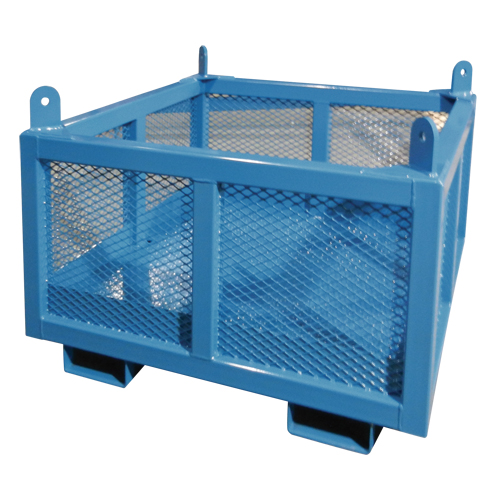 Material Handling Basket, 24" H x 48" W x 48" D, 4000 lbs. Capacity Stor-it Systems