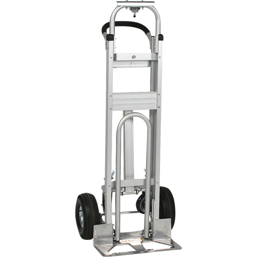 Three-Position Spartan III Convertible Hand Truck, Aluminum, 750 lbs. Capacity Stor-it Systems