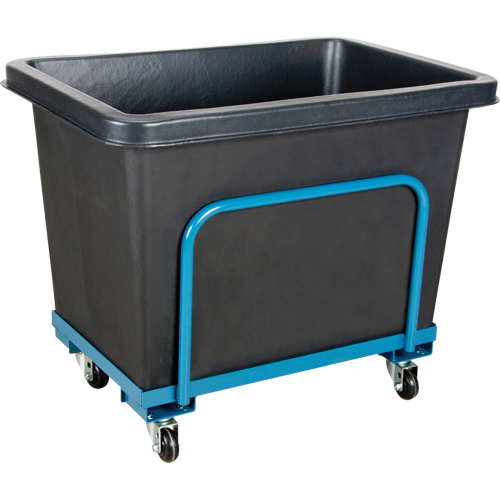 Chariot-caisse en &agrave; parois effil&eacute;es, Poly&eacute;thyl&egrave;ne, 39" lo x 27" la x 30" h, Volume 12 pi³, Capacit&eacute; 800 lb Stor-it Systems