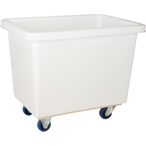 Chariot-caisse en &agrave; parois effil&eacute;es, Poly&eacute;thyl&egrave;ne blanc, 33" lo x 20" la x 29" h, Volume 7 pi³, Capacit&eacute; 600 lb Stor-it Systems