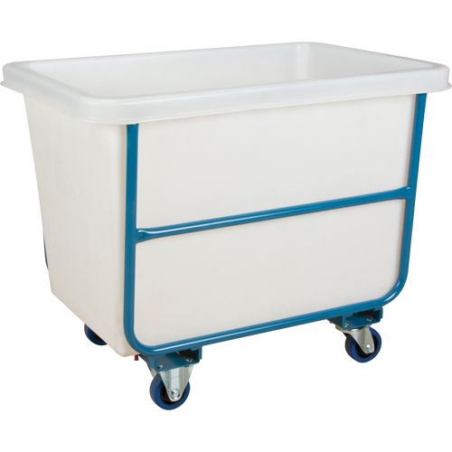 Chariot-caisse en &agrave; parois effil&eacute;es, Poly&eacute;thyl&egrave;ne blanc, 33" lo x 20" la x 29" h, Volume 7 pi³, Capacit&eacute; 1000 lb Stor-it Systems
