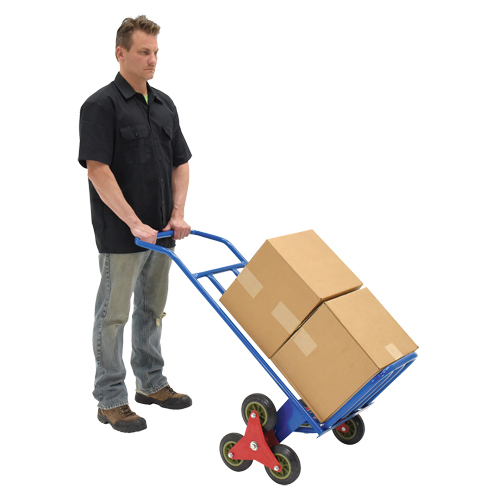 Stair Climbing Hand Truck, Steel Frame, 24" W x 45-3/4" H, 300 lbs. Capacity Stor-it Systems
