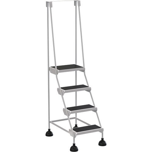 &eacute;chelles Stop-Step, 4 marches, Largeur de la marche 16", Hauteur de la plateforme 38-3/16", Acier Stor-it Systems