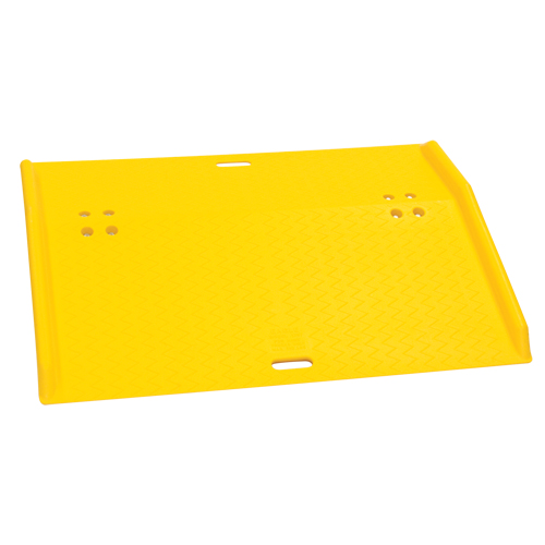 Portable Poly Hand Truck Dock Plate, 750 lbs. Load Capacity, 36" L x 48" W x 5" H Stor-it Systems