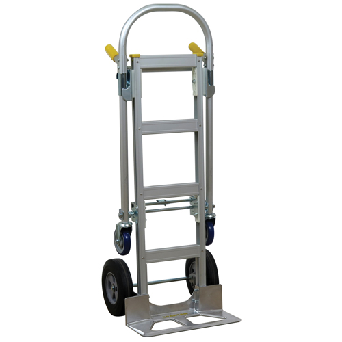 SPTN-JR-T18-SR Spartan Jr. Convertible Hand Truck, Aluminum, 1000 lbs. Capacity Stor-it Systems