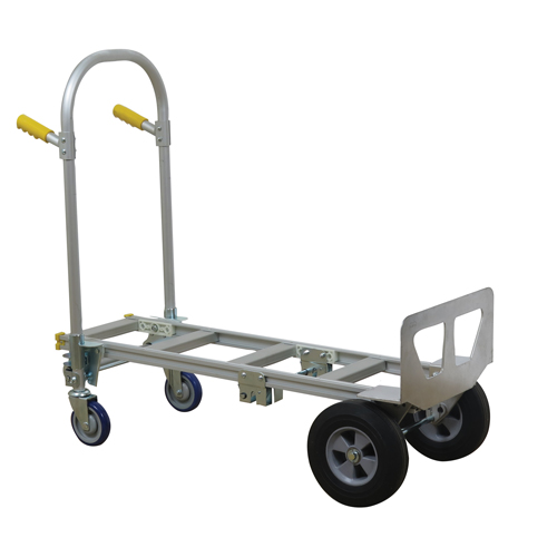 SPTN-JR-T18-SR Spartan Jr. Convertible Hand Truck, Aluminum, 1000 lbs. Capacity Stor-it Systems