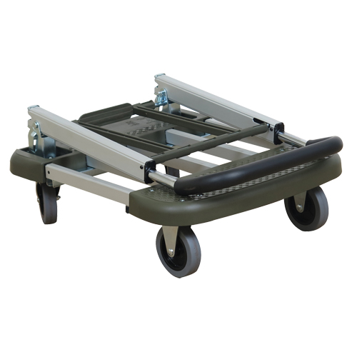 Telefolding Platform Truck, Aluminum, 330 lbs., 29-1/2" L x 17-1/2" W, 36-1/2" High Stor-it Systems