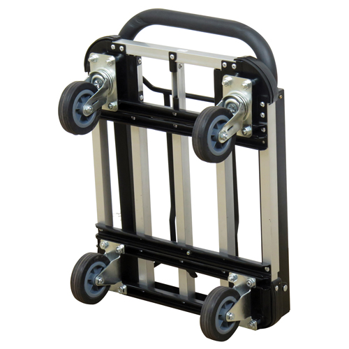 Chariot &agrave; plateforme avec poign&eacute;e pliante, Aluminium, 300 lb, 28" lo x 16" la, Hauteur 37,75" Stor-it Systems