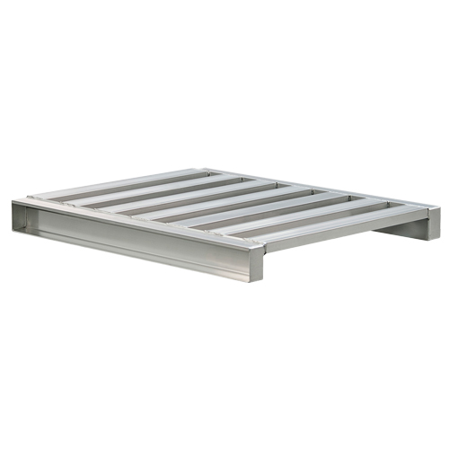 Palette &agrave; canaux en aluminium 2 c&ocirc;t&eacute;s Stor-it Systems