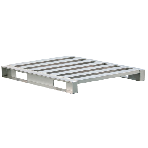 Palette &agrave; canaux en aluminium 4 c&ocirc;t&eacute;s Stor-it Systems