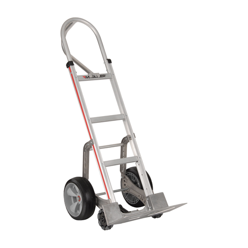 Self-Stabilizing Hand Truck, P-Handle Handle, Aluminum, 55'' Height, 500 lbs. Capacity Stor-it Systems