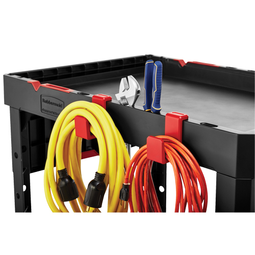 Chariot utilitaire robuste et polyvalent, 2 tiers, 17-3/4" x 36" x 46-1/5", Capacit&eacute; 500 lb Stor-it Systems