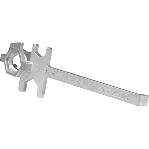 Drum Wrench, 3/4"/2" Opening, 9-1/2" Handle, Stainless Steel Stor-it Systems
