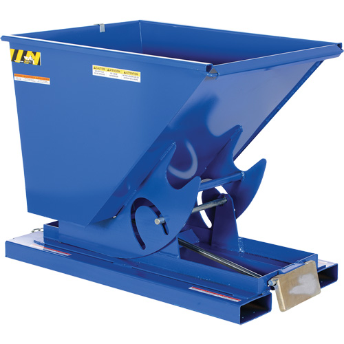 Conteneur autobasculeur, Acier, 1/2 vg³, Bleu Stor-it Systems