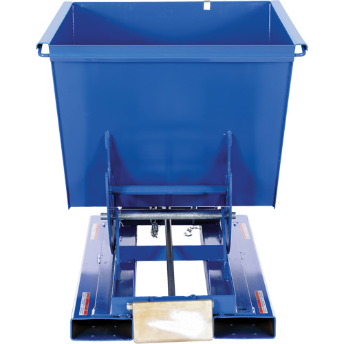 Conteneur autobasculeur, Acier, 1/2 vg³, Bleu Stor-it Systems