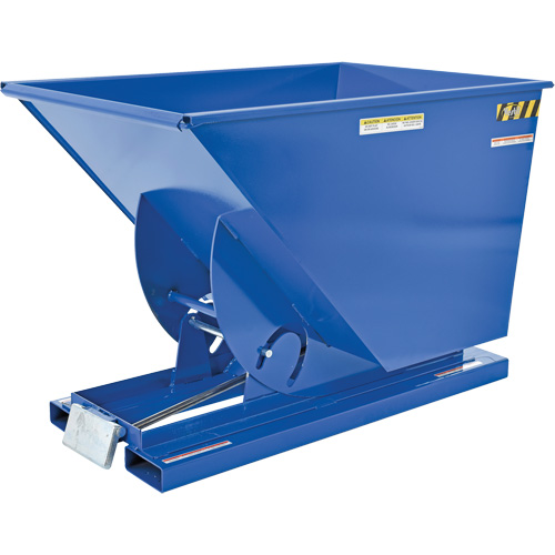 Conteneur autobasculeur, Acier, 1 vg³, Bleu Stor-it Systems