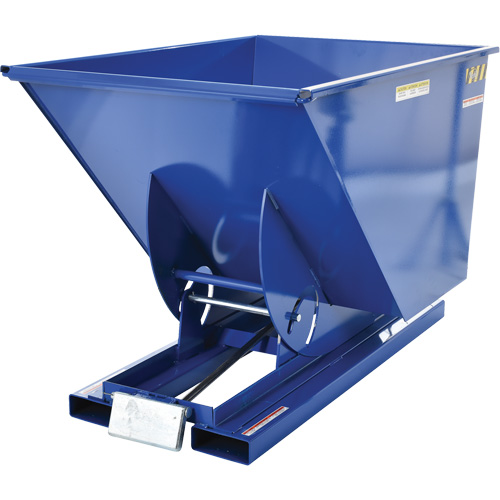 Conteneur autobasculeur, Acier, 1 vg³, Bleu Stor-it Systems