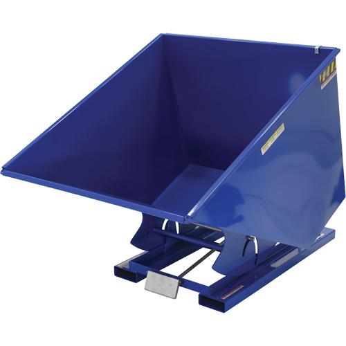 Conteneur autobasculeur, Acier, 2 vg³, Bleu Stor-it Systems