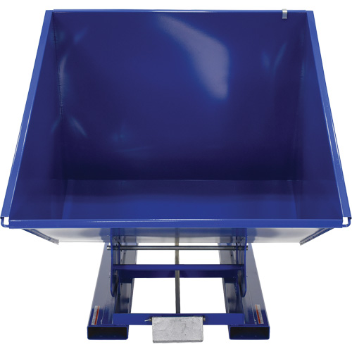 Conteneur autobasculeur, Acier, 2 vg³, Bleu Stor-it Systems
