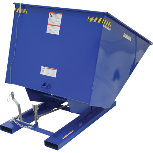 Conteneur autobasculeur, Acier, 2 vg³, Bleu Stor-it Systems