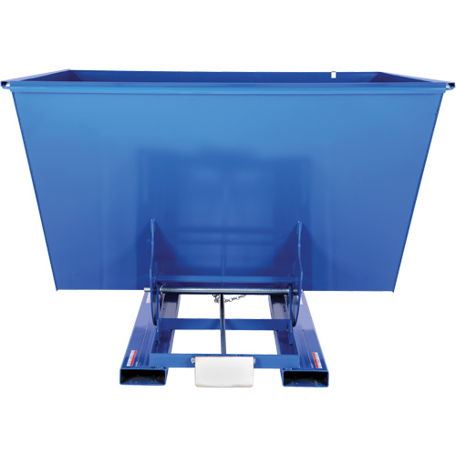 Conteneur autobasculeur, Acier, 2-1/2 vg³, Bleu Stor-it Systems
