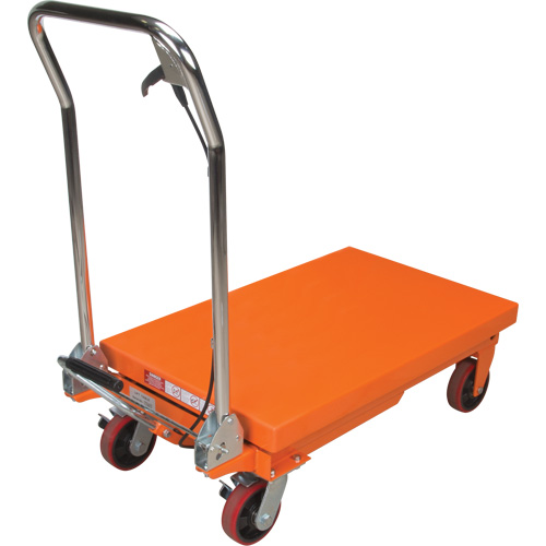 Table &eacute;l&eacute;vatrice &agrave; ciseaux hydraulique, 32" lo x 19-3/4" la, Acier, Capacit&eacute; 660 lb Stor-it Systems