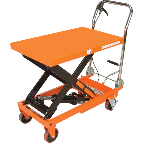 Table &eacute;l&eacute;vatrice &agrave; ciseaux hydraulique, 32" lo x 19-3/4" la, Acier, Capacit&eacute; 1100 lb Stor-it Systems