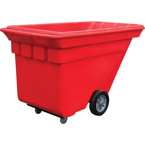 Techtruck Tilt Truck, Polyethylene, 5/8 cu. yd., 1000 lbs. Load Capacity Stor-it Systems