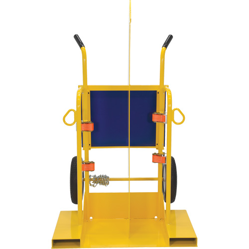 Chariot pour chalumeau et bouteille &agrave; gaz, Roues Rempli de mousse, Base de 24" la x 19-1/2" lo, 500 lb Stor-it Systems