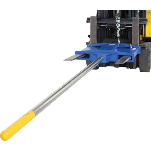 Forklift Carpet Pole, 108-1/2" Length, Fork Mount, 2500 lbs. Capacity Stor-it Systems