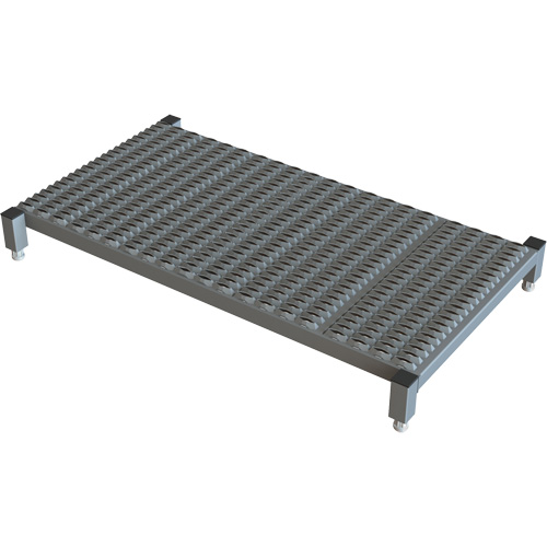 Plateforme de travail en une &eacute;tape &agrave; hauteur r&eacute;glable, 24" la x 48" pr, Capacit&eacute; de 800 lb, Enti&egrave;rement soud&eacute; Stor-it Systems