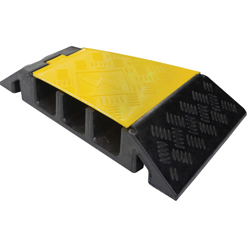 Protecteur de c&acirc;ble tourne-&agrave;-gauche robuste Powerhouse, 3 canaux, 12" lo x 19,75" la x 3" h Stor-it Systems