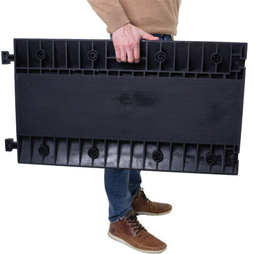 Protecteur de c&acirc;ble droit robuste Powerhouse, 5 canaux, 36" lo x 19,75" la x 2,25" h Stor-it Systems