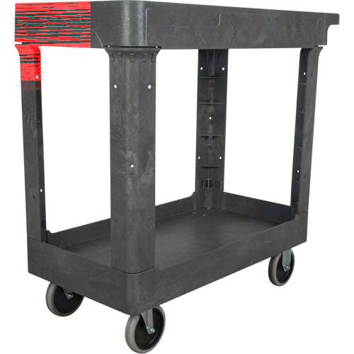 Utility Service Cart, 2 Tiers, 16-1/2" x 32-1/2" x 34-1/2", 550 lbs. Capacity Stor-it Systems