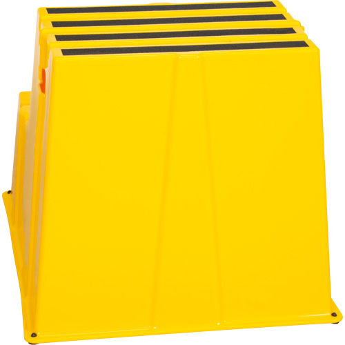 Escabeau industriel, 2 marches, 26" x 22-7/16" x Hauteur 19-11/16" Stor-it Systems