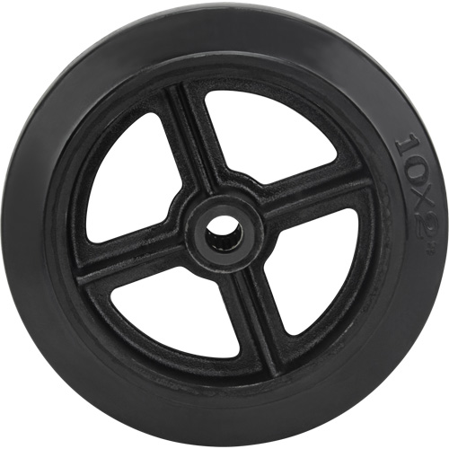 Roue en caoutchouc moul&eacute;, 10" (254 mm) dia. x 2" (50,8 mm) la, Capacit&eacute; de 948 lb (430 kg) Stor-it Systems