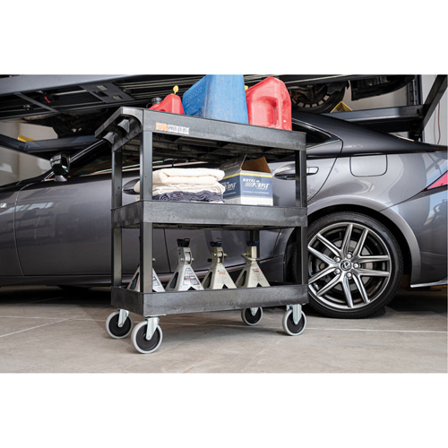 R&acirc;telier mobile, 3 tiers, 35-1/4" x 37-1/4" x 18", Capacit&eacute; 375 lb Stor-it Systems