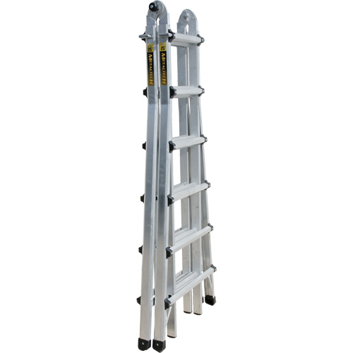 Telescoping Multi-Position Ladder, Aluminum, 300 lbs. Stor-it Systems