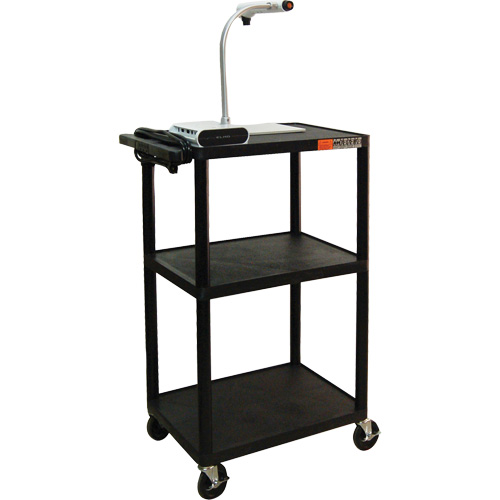 Chariot utilitaire &eacute;lectrique, 3 tiers, 24" x 42" x 18", Capacit&eacute; 300 lb Stor-it Systems