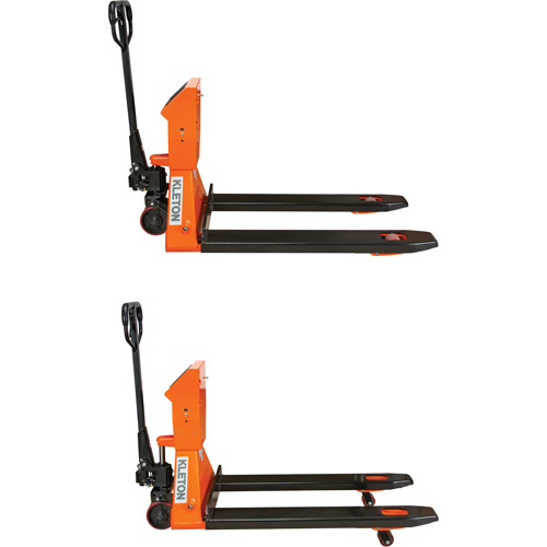 Digital Scale Pallet Truck, 44.5" L x 27.75" W, 4400 lbs. Cap. Stor-it Systems