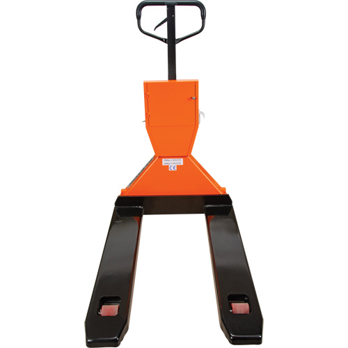 Digital Scale Pallet Truck, 44.5" L x 27.75" W, 4400 lbs. Cap. Stor-it Systems