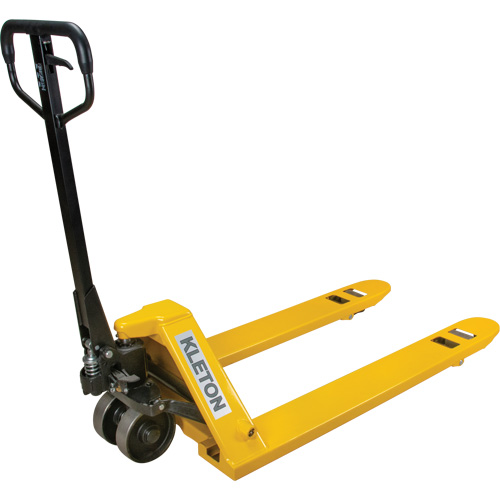 Steel Wheel Pallet Truck, Steel, 48" L x 27" W, 5500 lbs. Capacity Stor-it Systems