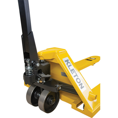 Steel Wheel Pallet Truck, Steel, 48" L x 27" W, 5500 lbs. Capacity Stor-it Systems