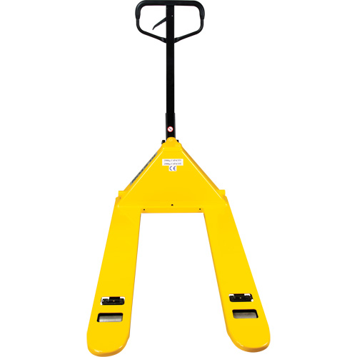 Steel Wheel Pallet Truck, Steel, 48" L x 27" W, 5500 lbs. Capacity Stor-it Systems